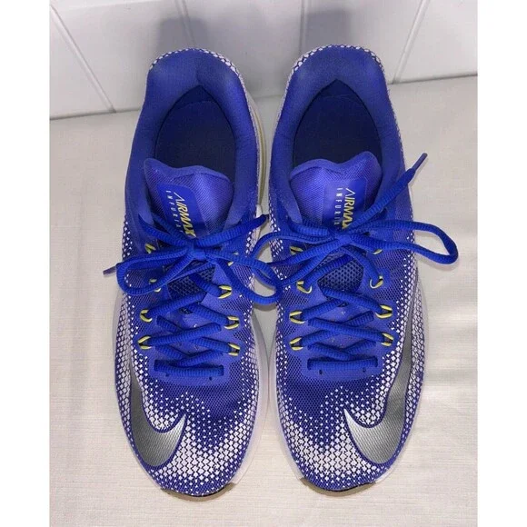 Nike Air Max Infuriate Low Men's Basketball Shoes Size 9 Blue White852457-400